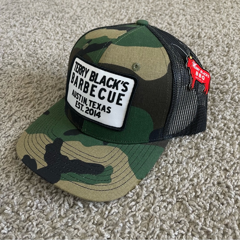 Terry Blacks Barbecue Austin Texas Trucker Hat Snapback